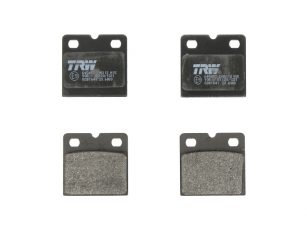 Купить GDB1641 TRW Тормозные колодки задние S-Type (2.5, 2.7, 4.2) без датчика износа